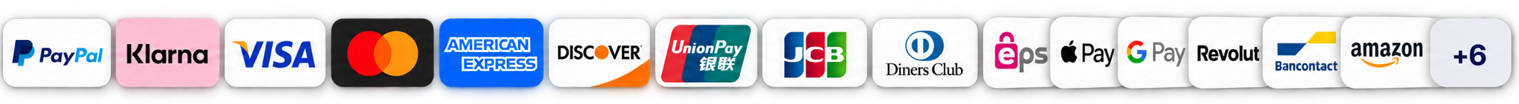 Moyens de paiement acceptés
